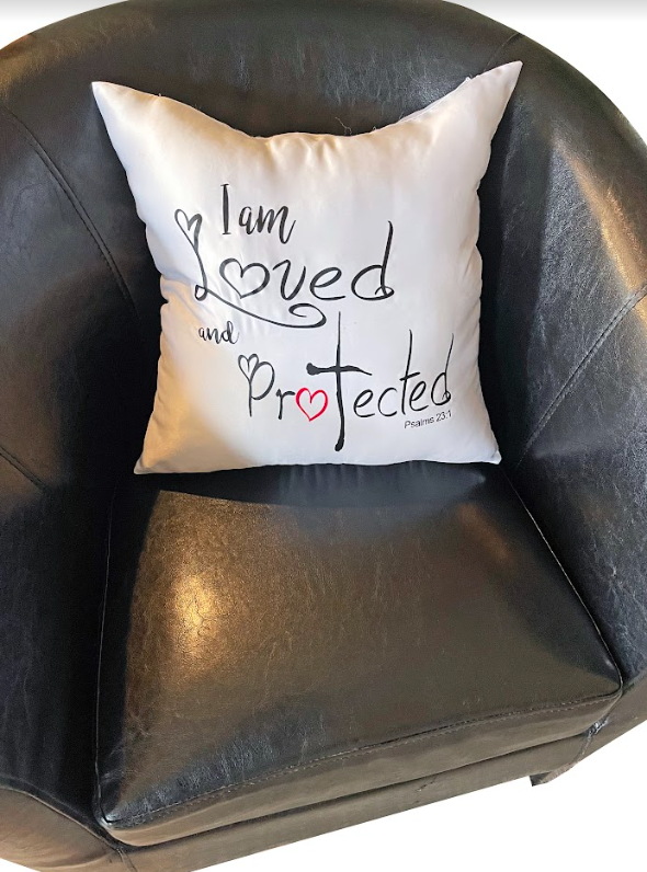 Big O' Comfort Pillow - Loved and Protected